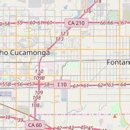 Fontana CA Zip Code Map