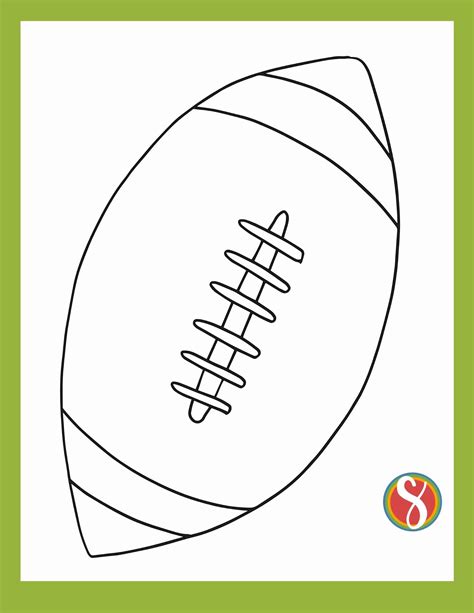 Football coloring sheets for kids