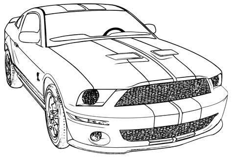 5 Free Car Coloring Pages for Kids