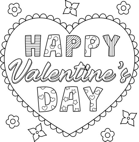 Free Valentines Day Coloring Pages