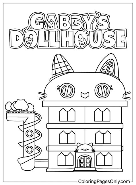 Gabby's Dollhouse coloring pages