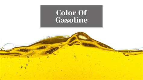 Gasoline Color