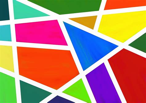 Geometric Shapes Color Art