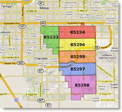 Gilbert Arizona Zip Codes