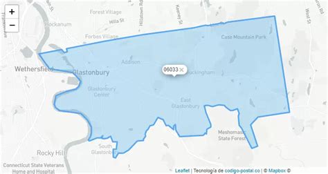 Glastonbury Zip Code Map