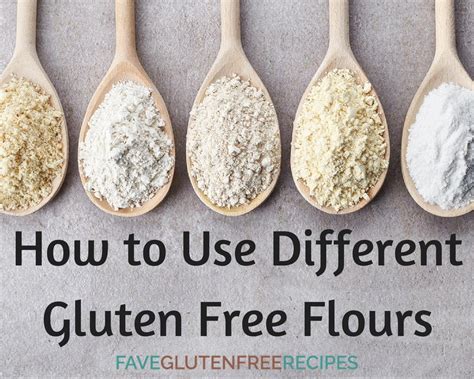 Gluten-free flours