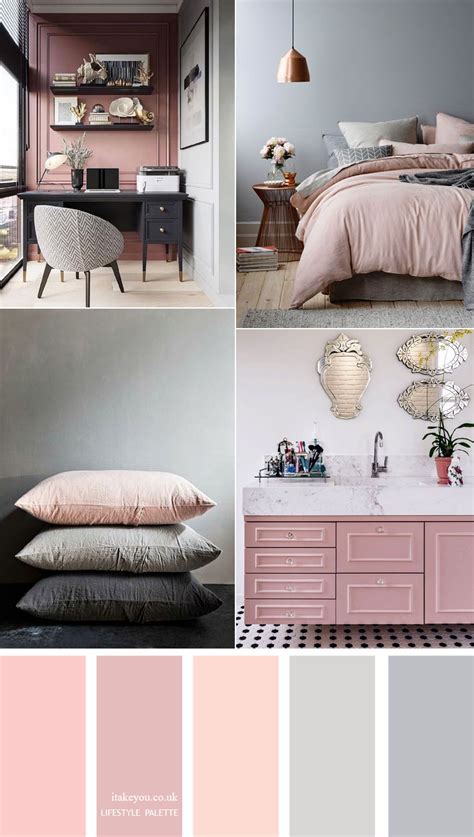 Gray and Pink Color Combination