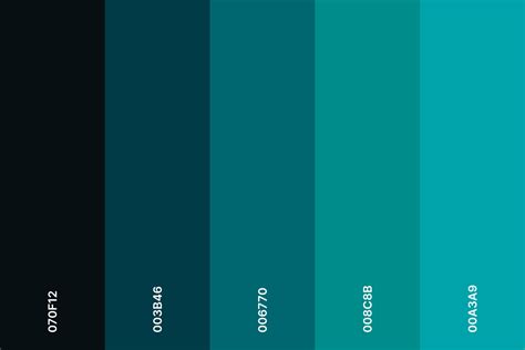 Gray and Teal Color Combination