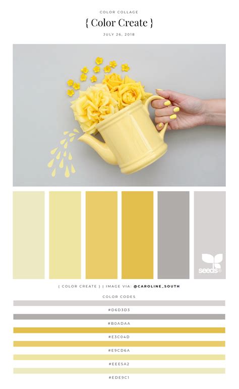 Gray and Yellow Color Combination