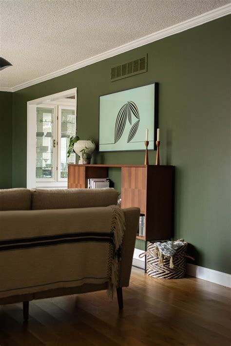 Green Paint Colors in Different Rooms