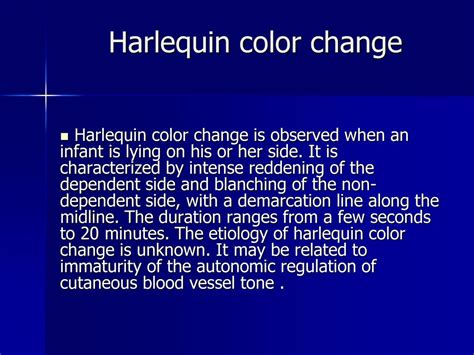 Harlequin Color Change