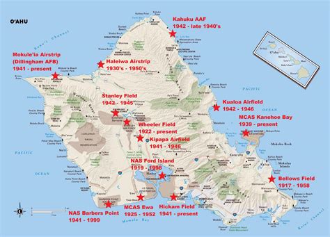Hawaii Military Resort Map