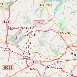 High Point NC Zip Code Map