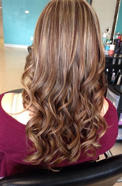 Highlights and Lowlights Mocha Hair Color