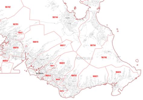 Honolulu Zip Code
