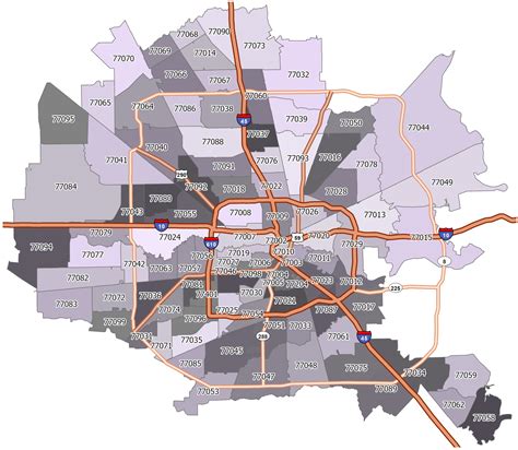 Houston Zip Code Ranges