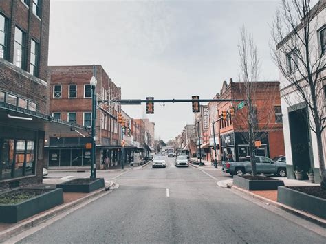 Downtown Johnson City, TN at Night