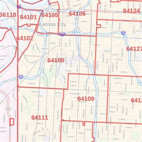 Kansas City Zip Code Map