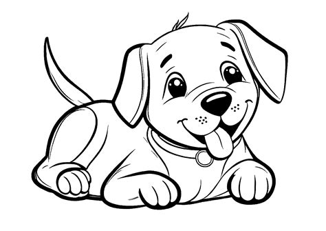 Kids coloring dog