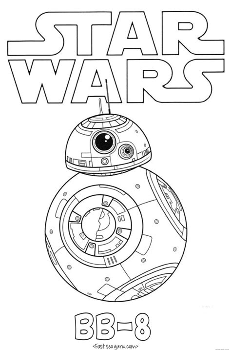 Kids coloring Star Wars characters