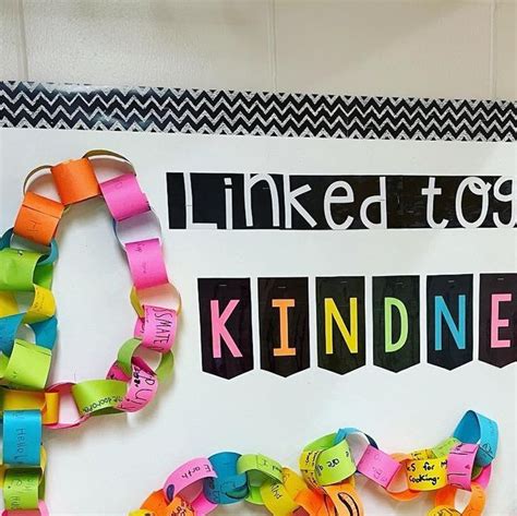 Kindness Chain Bulletin Board Idea