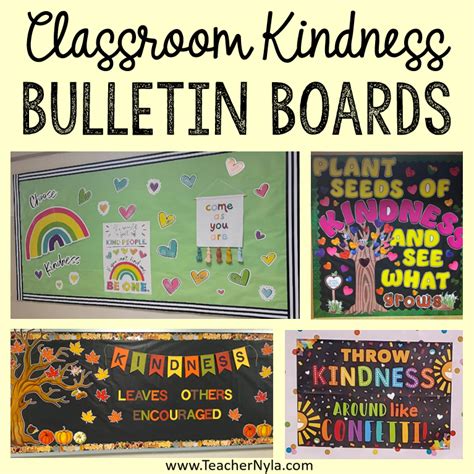 Kindness Quotes Bulletin Board Idea