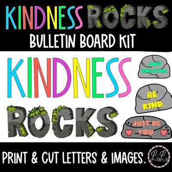 Kindness Rocks Bulletin Board Idea