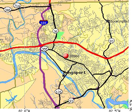 Kingsport TN Zip Codes