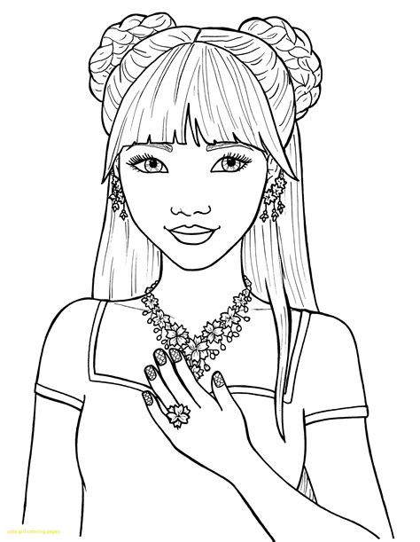 Ladies Coloring Pages