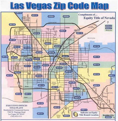 Las Vegas Zip Codes Map