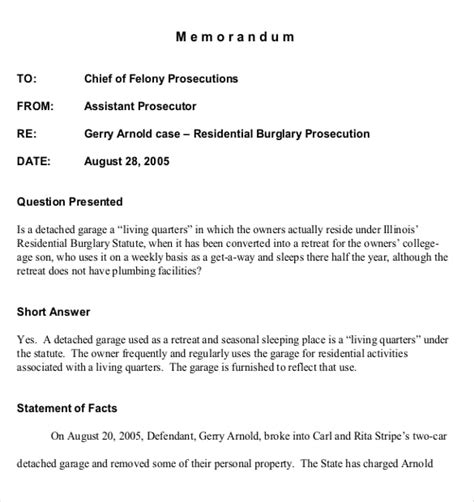Legal Memorandum Best Practices