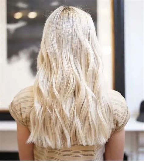 Light blonde hair color