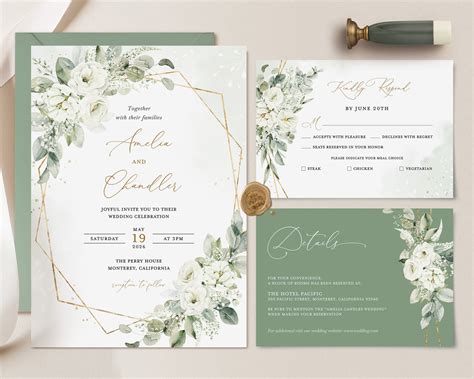 Light Sage Green Stationery
