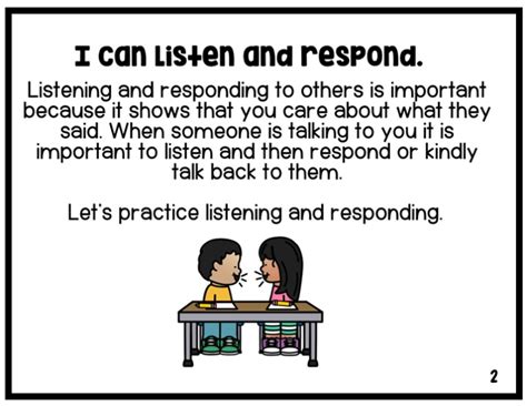 Listening and Responding
