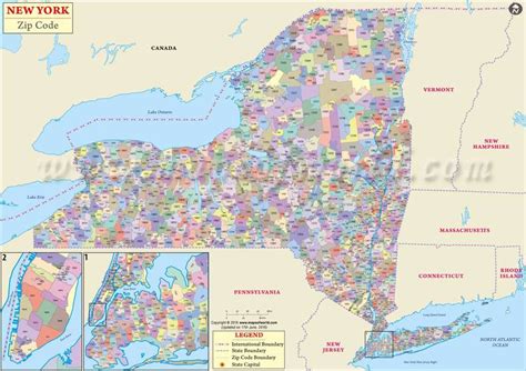 Lockport NY Zip Code Map