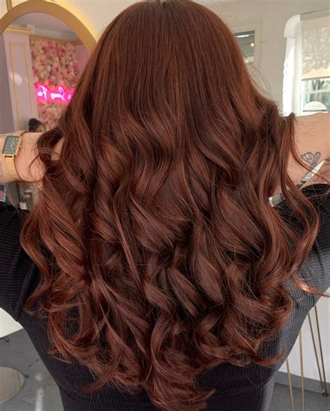 Mahogany hair color inspiration