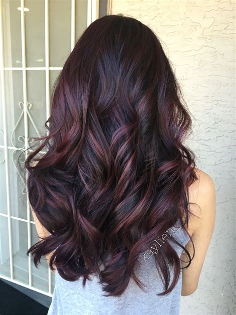 Maintaining mahogany hair color