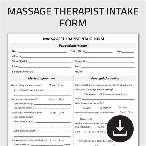 Massage Therapy Records