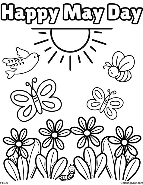 May Day Coloring Pages