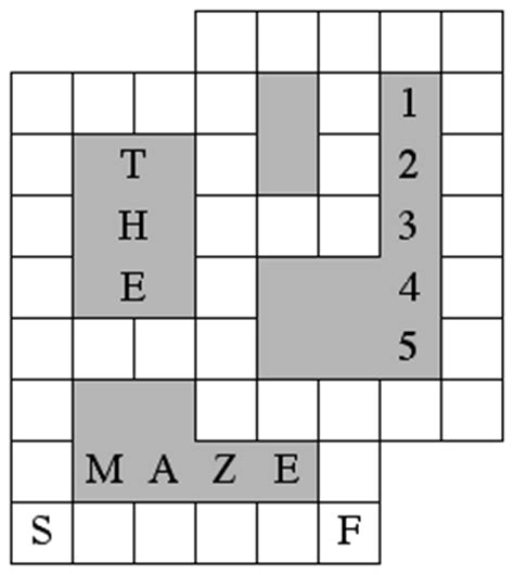 Maze Features Crossword Clue
