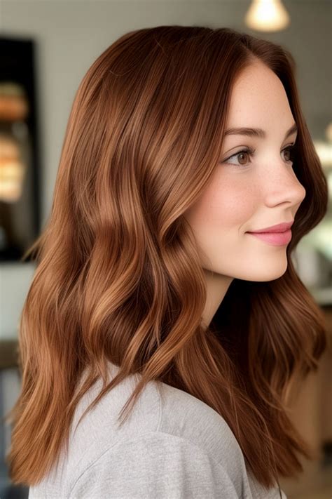 Medium Auburn Hair Color