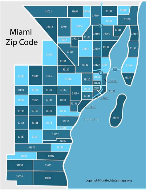 Miami Beach Zip Code Map