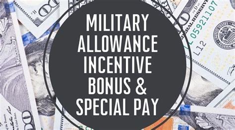 Military Allowances and Special Pays