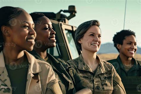 Military Girl Laughing