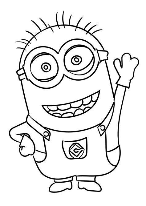 Minion Jerry coloring page