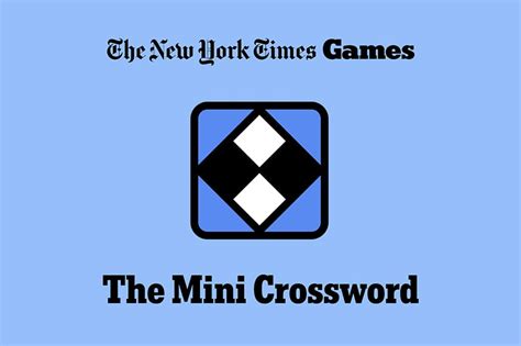 NYT Mini Crossword answers