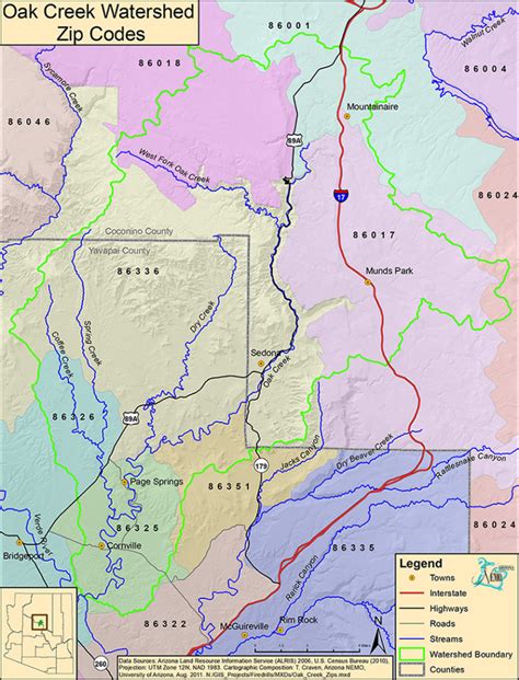 Oak Creek Zip Code Government