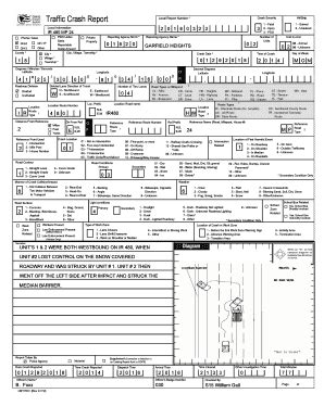 Ohio Crash Report Form