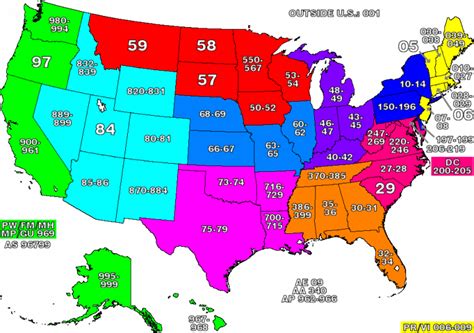 Oklahoma Usa Zip Code Directory Map Guide