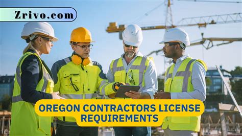Oregon contractor licensing requirements